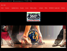 Tablet Screenshot of lineadebaile.net